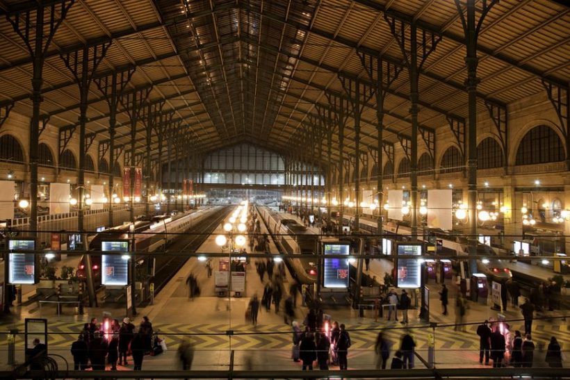 Paris Gare du Nord pályaudvar