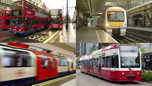  Moverse por Londres en transporte público 