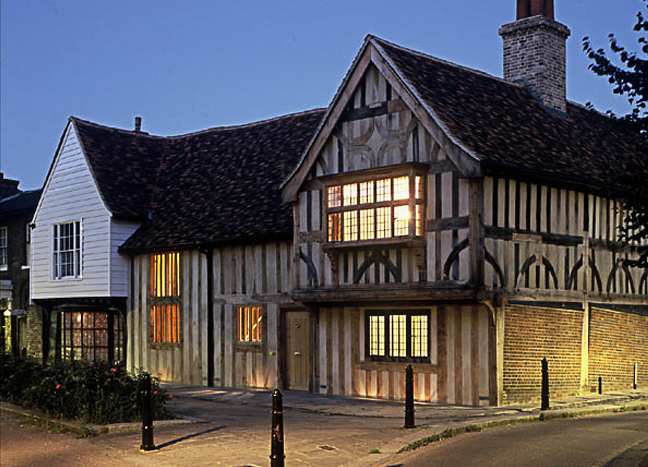 Starověký dům v Walthamstow vesnici, Walthamstow ve východním Londýně, Velká Británie