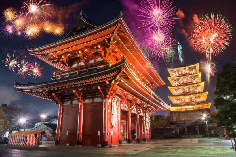 Tých 6 najväčších akcií Dovolenka oslavuje v Japonsku